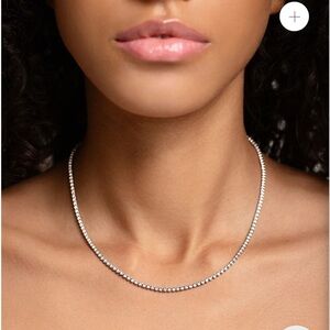 Ring Concierge Mini Diamond Eternity Tennis Necklace